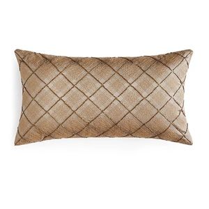 Hudson Park Embellished Decorative Pillow Cover
